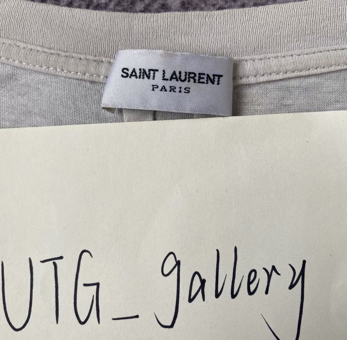 Saint Laurent Paris Saint Laurent tee Size US XL / EU 56 / 4 - 5 Thumbnail