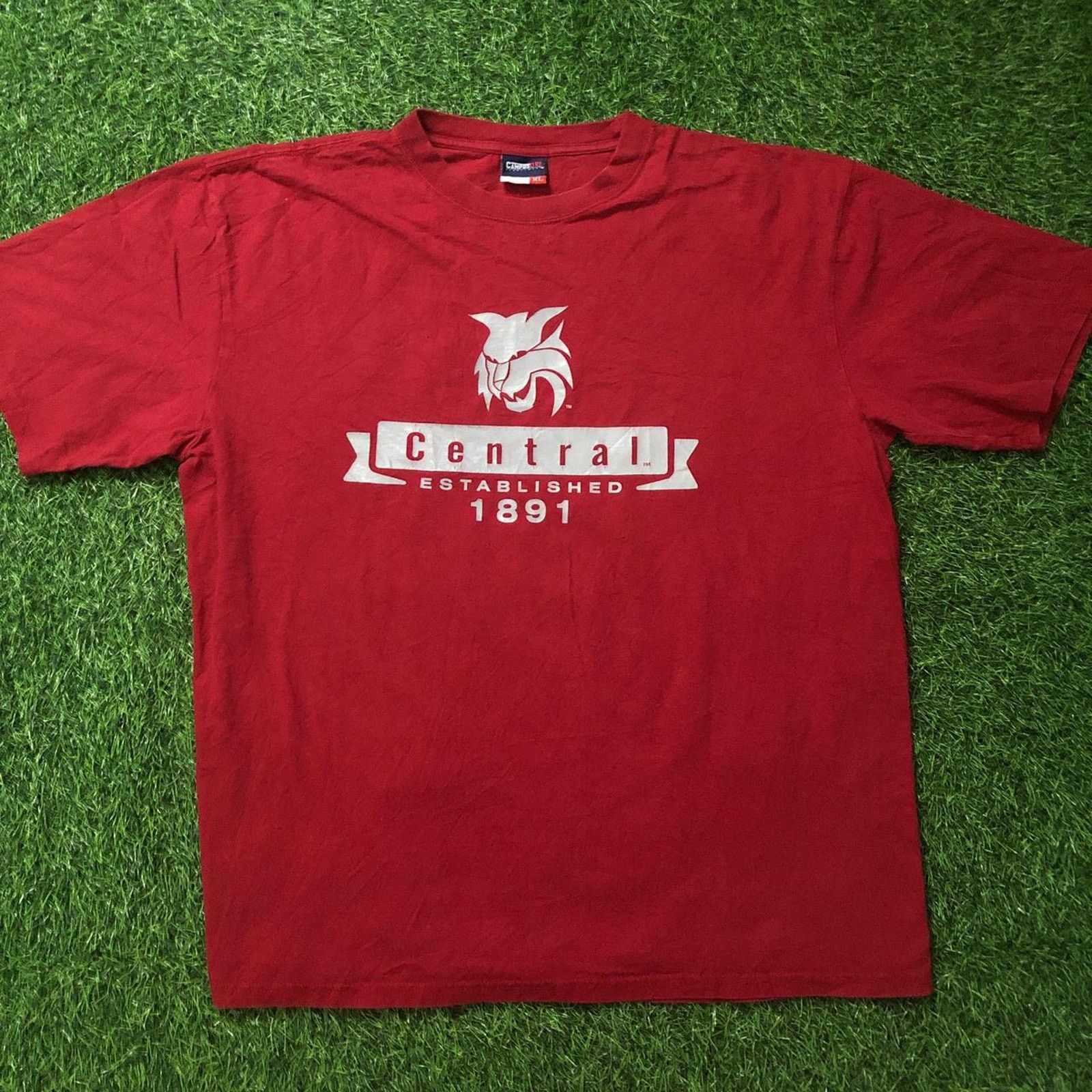 Other Burgundy ‘Central’ Wildcat Graphic Tee Size US XL / EU 56 / 4 - 1 Thumbnail