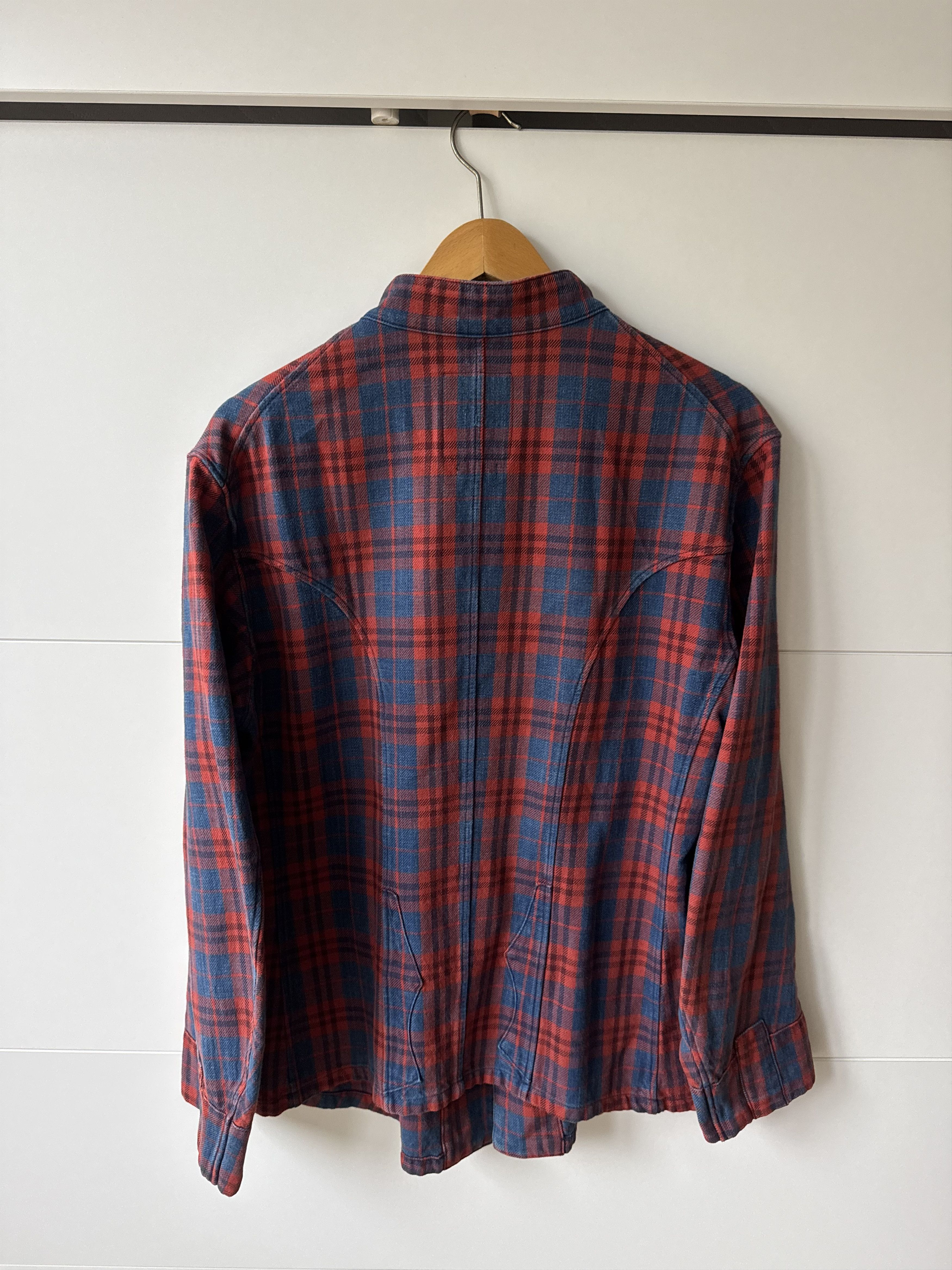 Visvim [3] Lugli Jacket Indigo Check in Red (AW14) Size US L / EU 52-54 / 3 - 4 Thumbnail