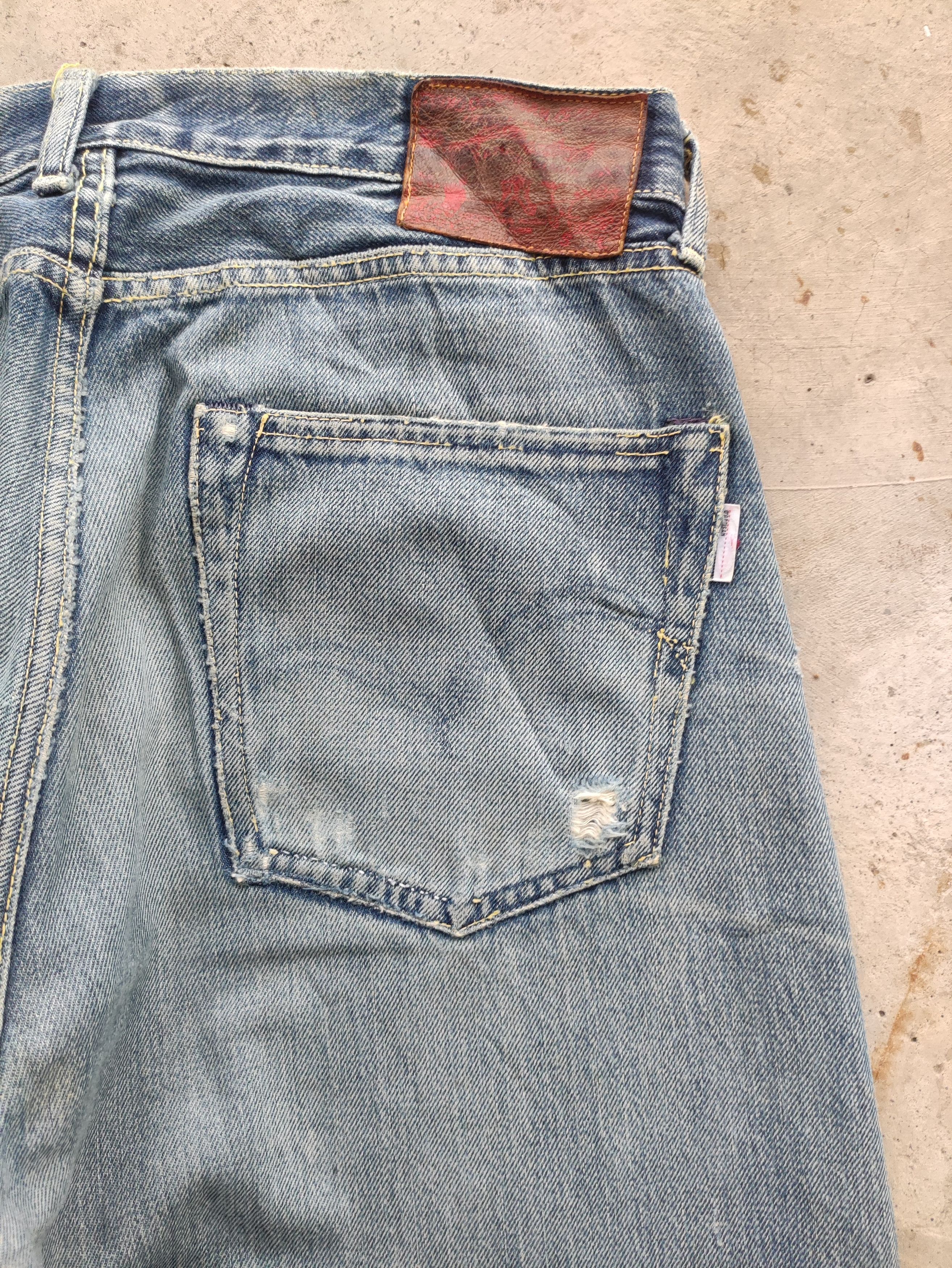 Studio D'Artisan Vintage Studio D Artisan Button Baggy Selvedge Distressed Size US 34 / EU 50 - 12 Thumbnail