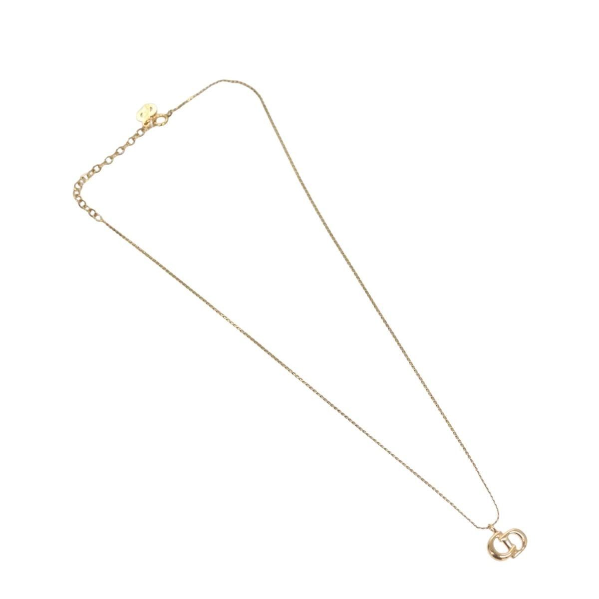 Dior Christian Dior CD Pendant Necklace Metal Size ONE SIZE - 1 Thumbnail