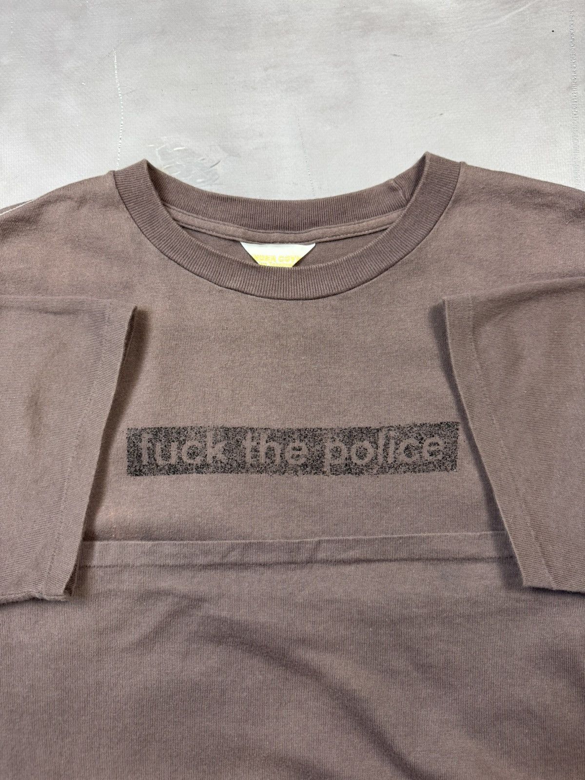 Undercover Ss1998 Undercover Wet Summer F*ck The Police Tee(Grey/M) Size US M / EU 48-50 / 2 - 11 Thumbnail