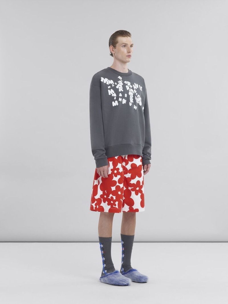 Marni o1w1db10526 T -Shirt in Gray Size US L / EU 52-54 / 3 - 5 Thumbnail