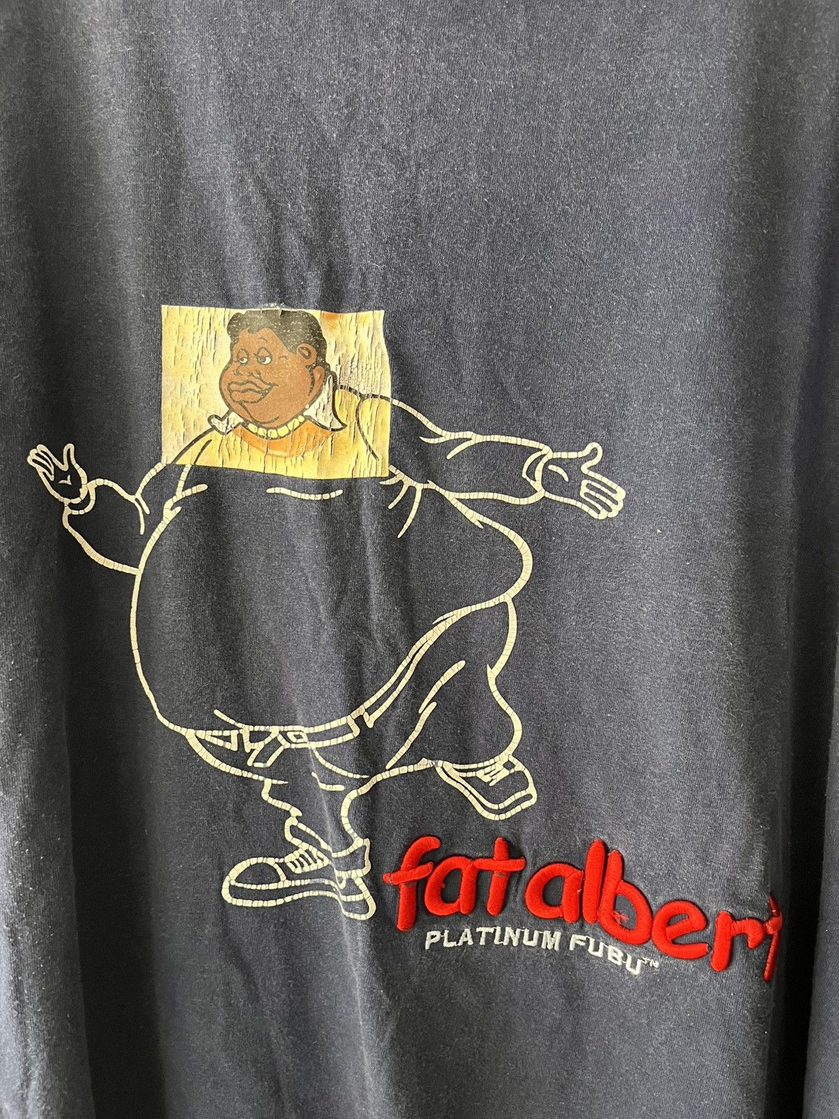 Fubu Vintage Platinum Fubu Fat Albert 90s Hip Hop Tshirt Size US XXL / EU 58 / 5 - 3 Thumbnail