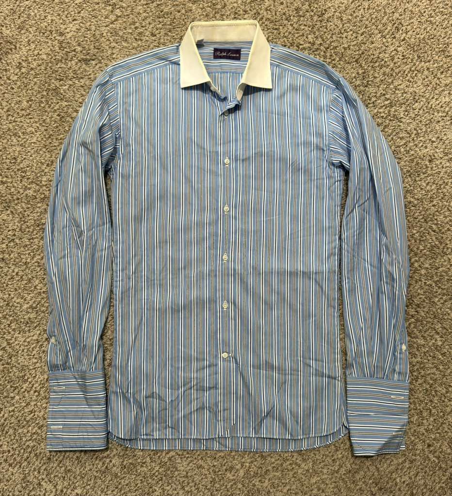 Ralph Lauren Purple Label Ralph Lauren Purple Label Bengal-striped Size 15.5 Size US M / EU 48-50 / 2 - 3 Thumbnail