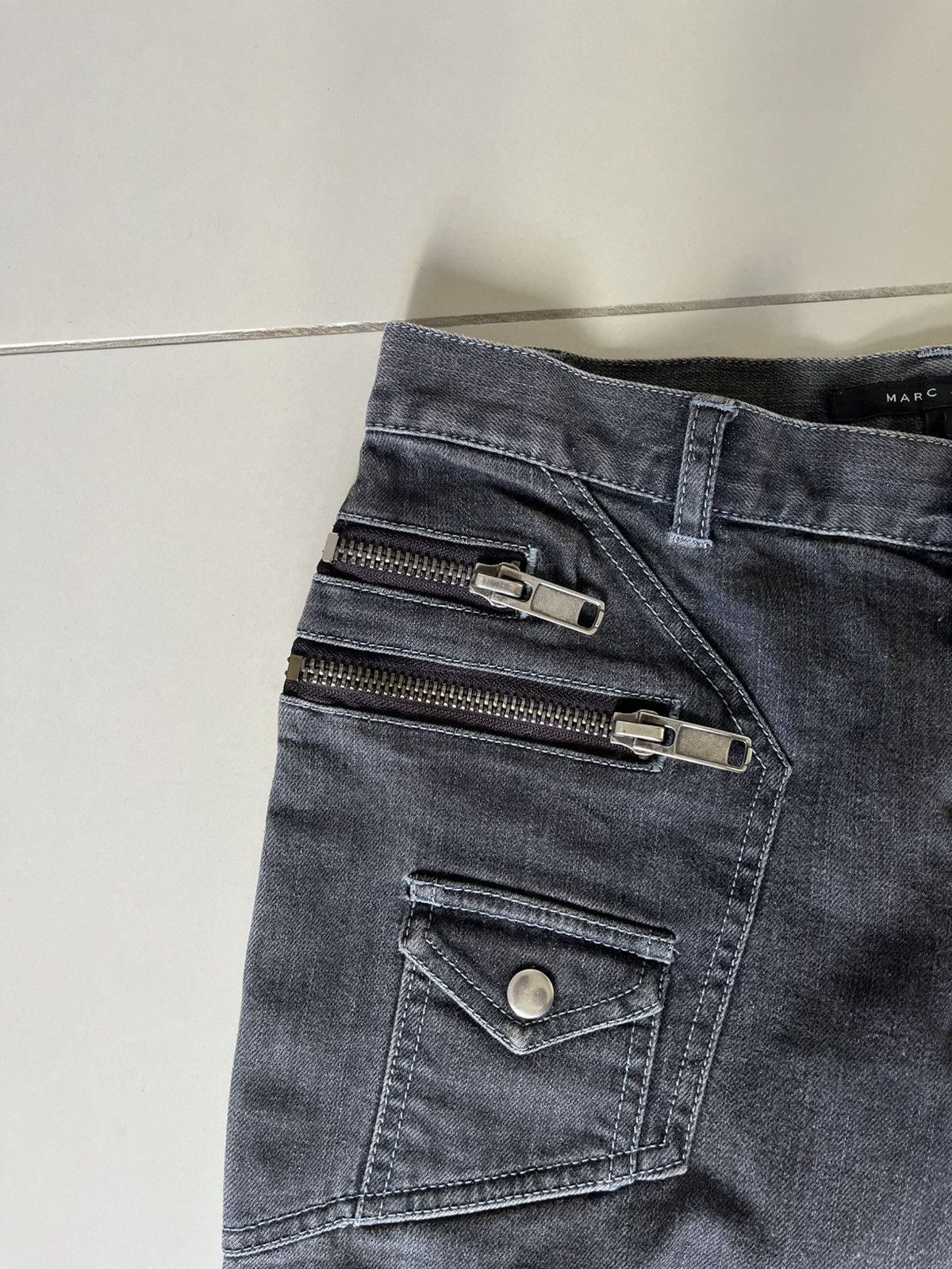 Marc Jacobs Marc Jacobs Zipper Flare Jeans Size US 31 - 4 Thumbnail