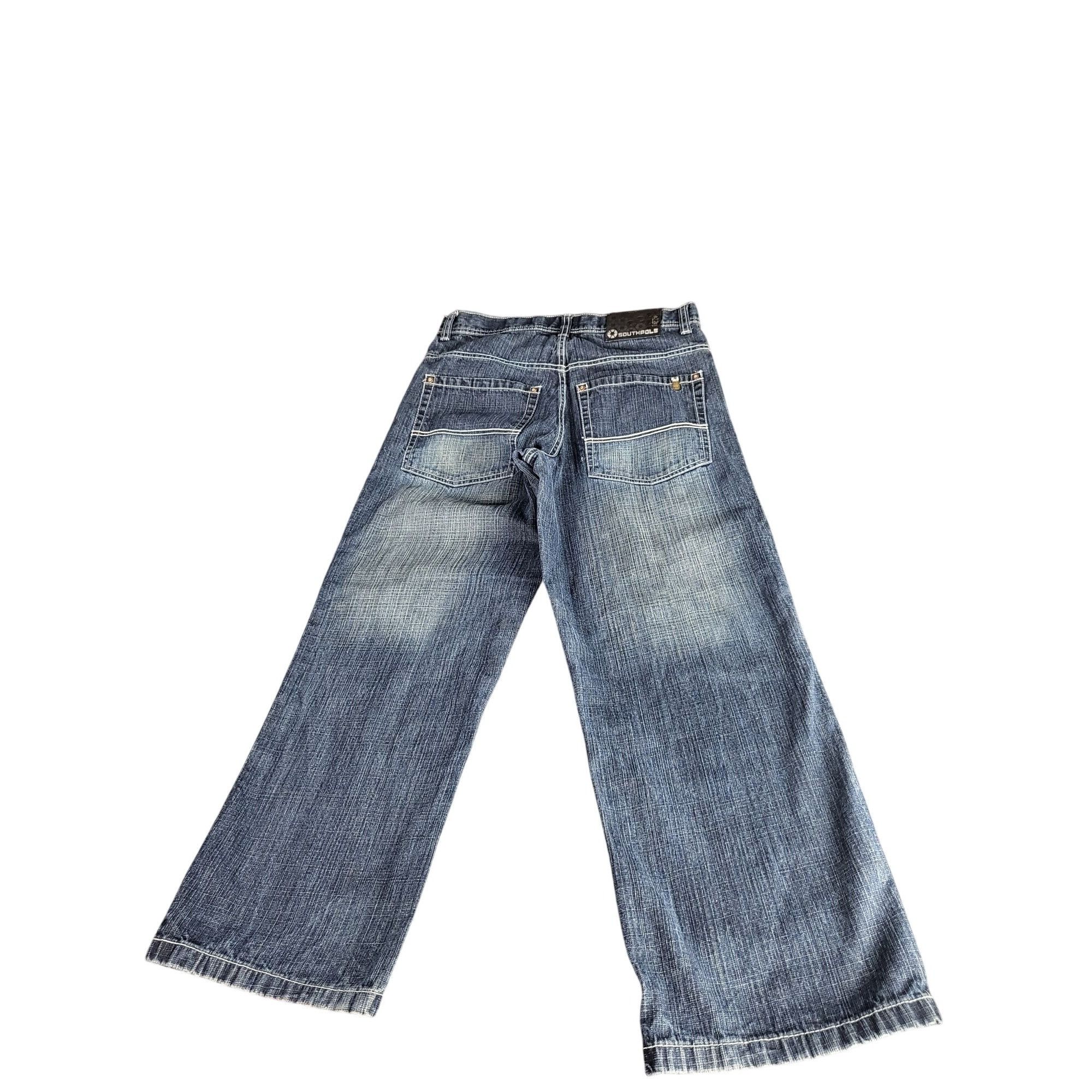 Southpole Vintage Southpole Y2K Baggy Jeans Men Sz 34 Blue Skater Casu Size US 34 / EU 50 - 2 Thumbnail