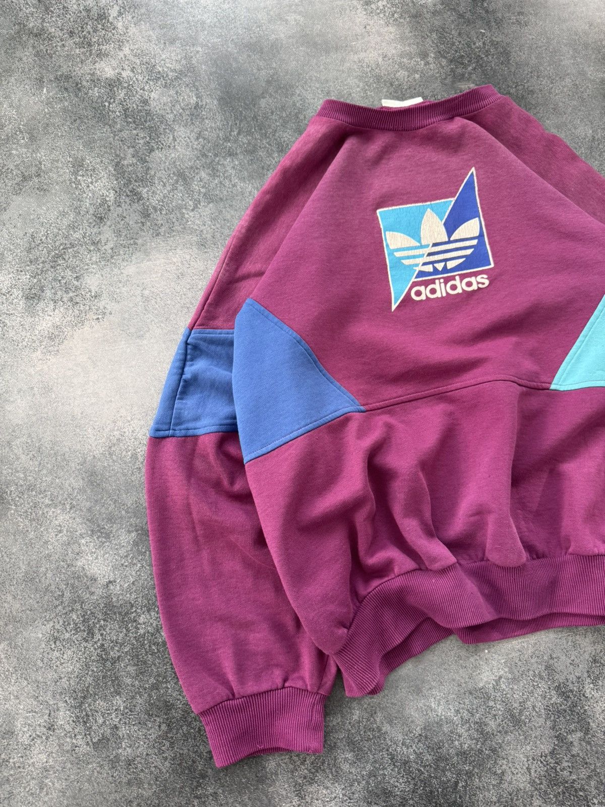 Adidas rare vintage adidas 90s big logo sweatshirt Size US XL / EU 56 / 4 - 2 Thumbnail