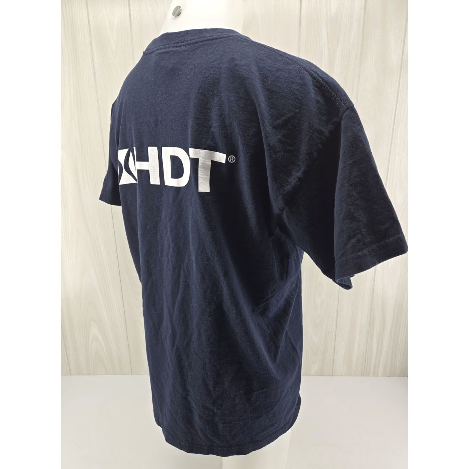 Vintage HDT Global T Shirt XL Blue Cotton Short Sleeve Men X-Large Size US XL / EU 56 / 4 - 7 Thumbnail