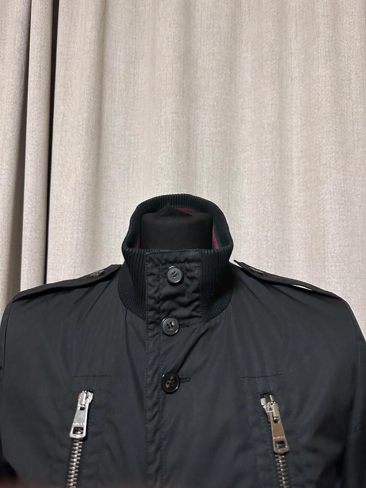 Gucci Gucci Black Synthetic Padded Bomber Jacket Sz 44 Size US S / EU 44-46 / 1 - 5 Thumbnail