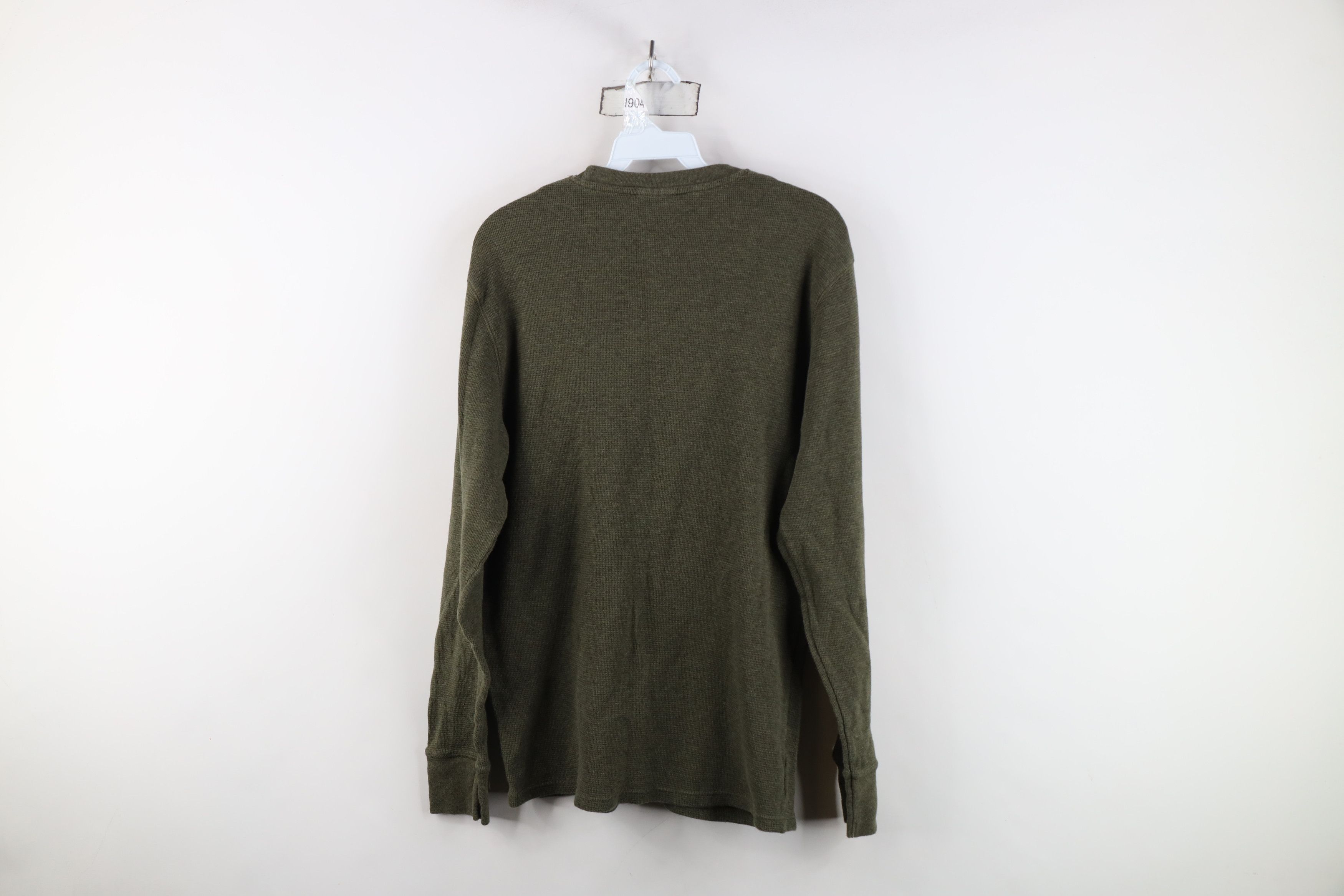 Ralph Lauren Vintage Ralph Lauren Thermal Waffle Knit Long Sleeve T-Shirt Size US M / EU 48-50 / 2 - 8 Thumbnail