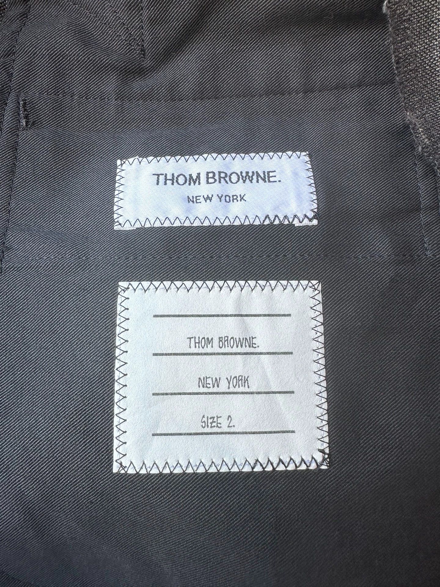 Thom Browne Thom Browne Classic High-Waist Charcoal Wool Pants 2 New Size US 32 / EU 48 - 3 Thumbnail