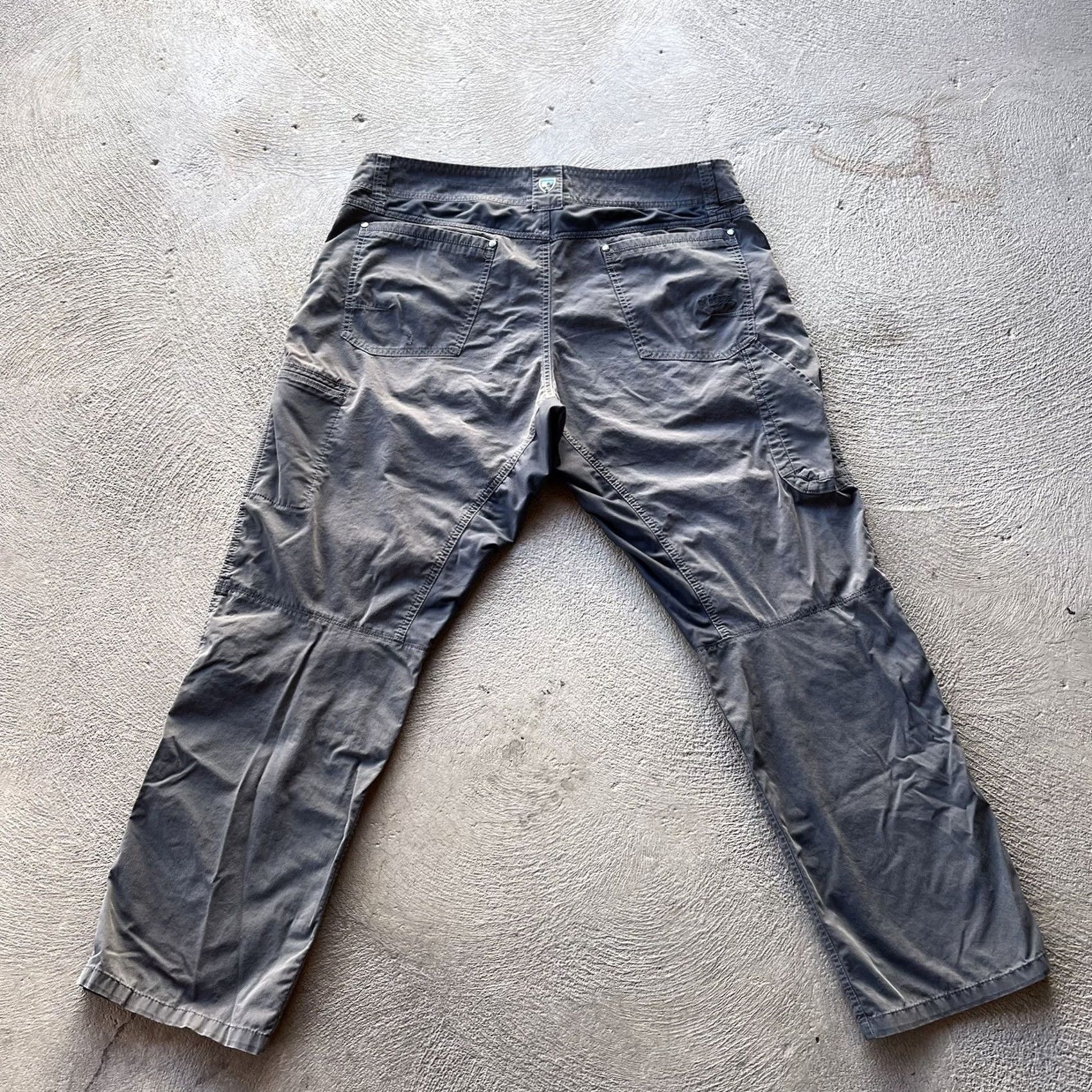 Vintage Kuhl Pants Mens 38x30 Gray Radikl Straight Fit Stretch Climbing Outdoor Hike Pants Carpenter Regular 30in Inseam Gray Mens Size US 38 / EU 54 - 4 Thumbnail