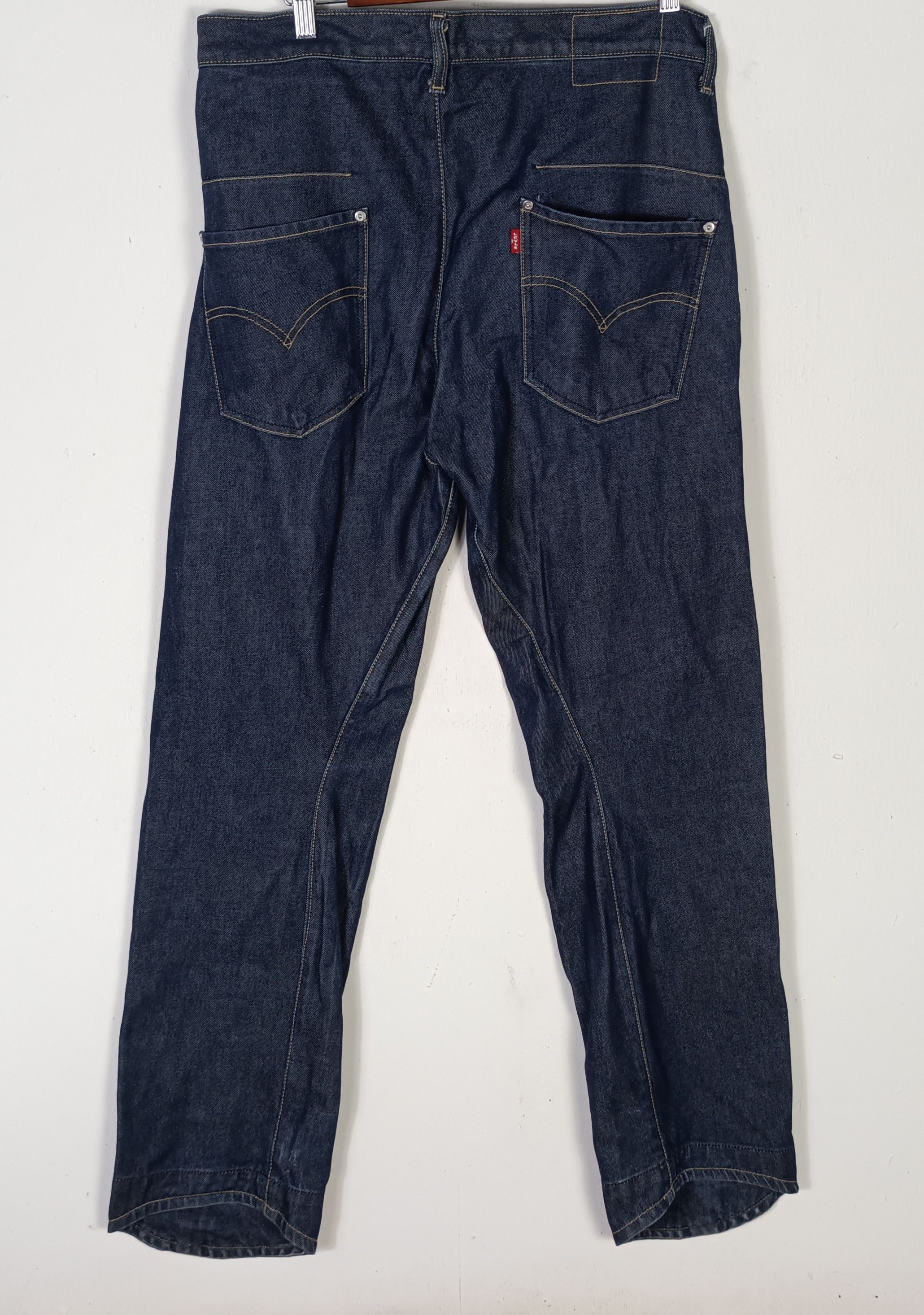Indigo × Levi's × Levi's Vintage Clothing Vintage💥 Levi's Engineered Single (R) Denim Jeans Size US 34 / EU 50 - 1 Thumbnail