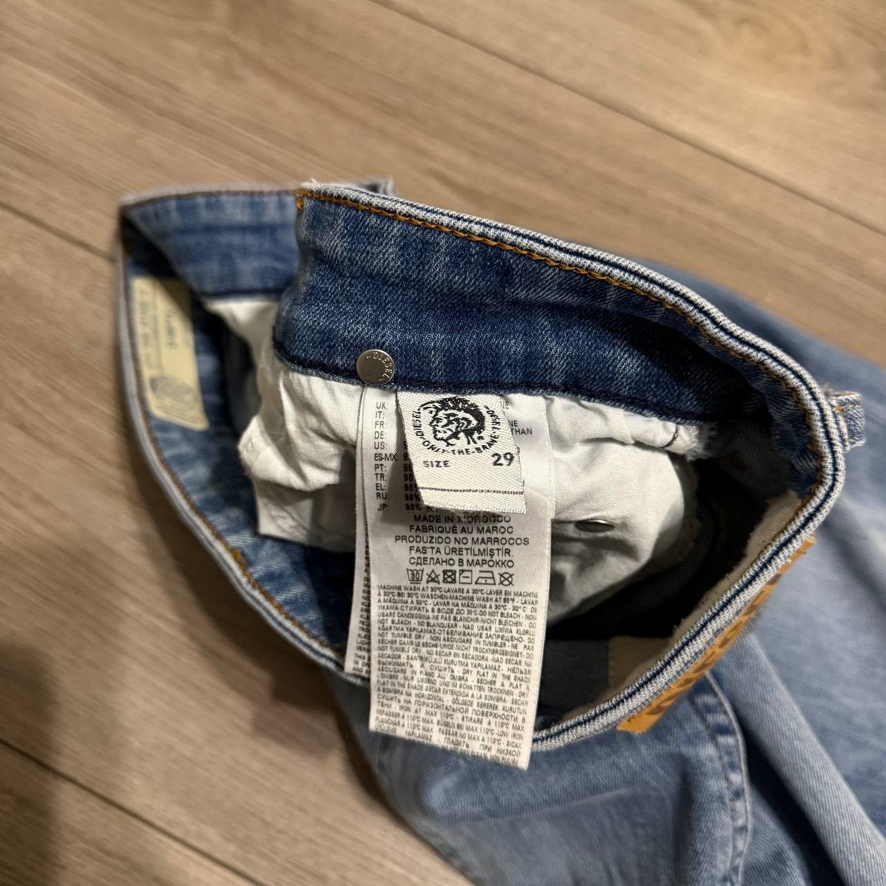 Diesel diesel jeans d-rifty W29 L34 stretch blue Size 29" - 5 Thumbnail