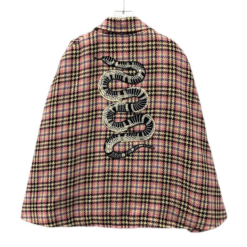 Gucci Gucci Brown striped horsehair lapel single-breasted cloak s Size XS / US 0-2 / IT 36-38 - 2 Thumbnail