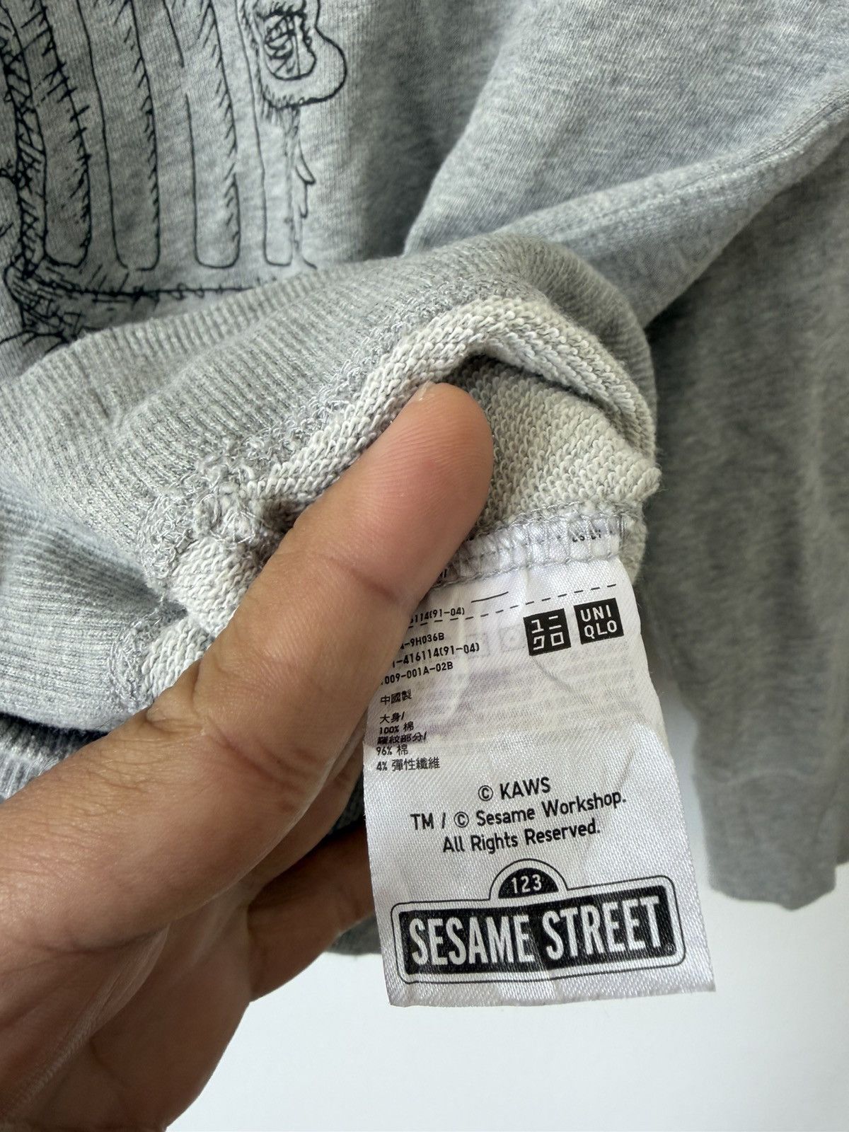 Kaws Kaws x Sesame Street Japan Sweatshirt Size US L / EU 52-54 / 3 - 5 Thumbnail