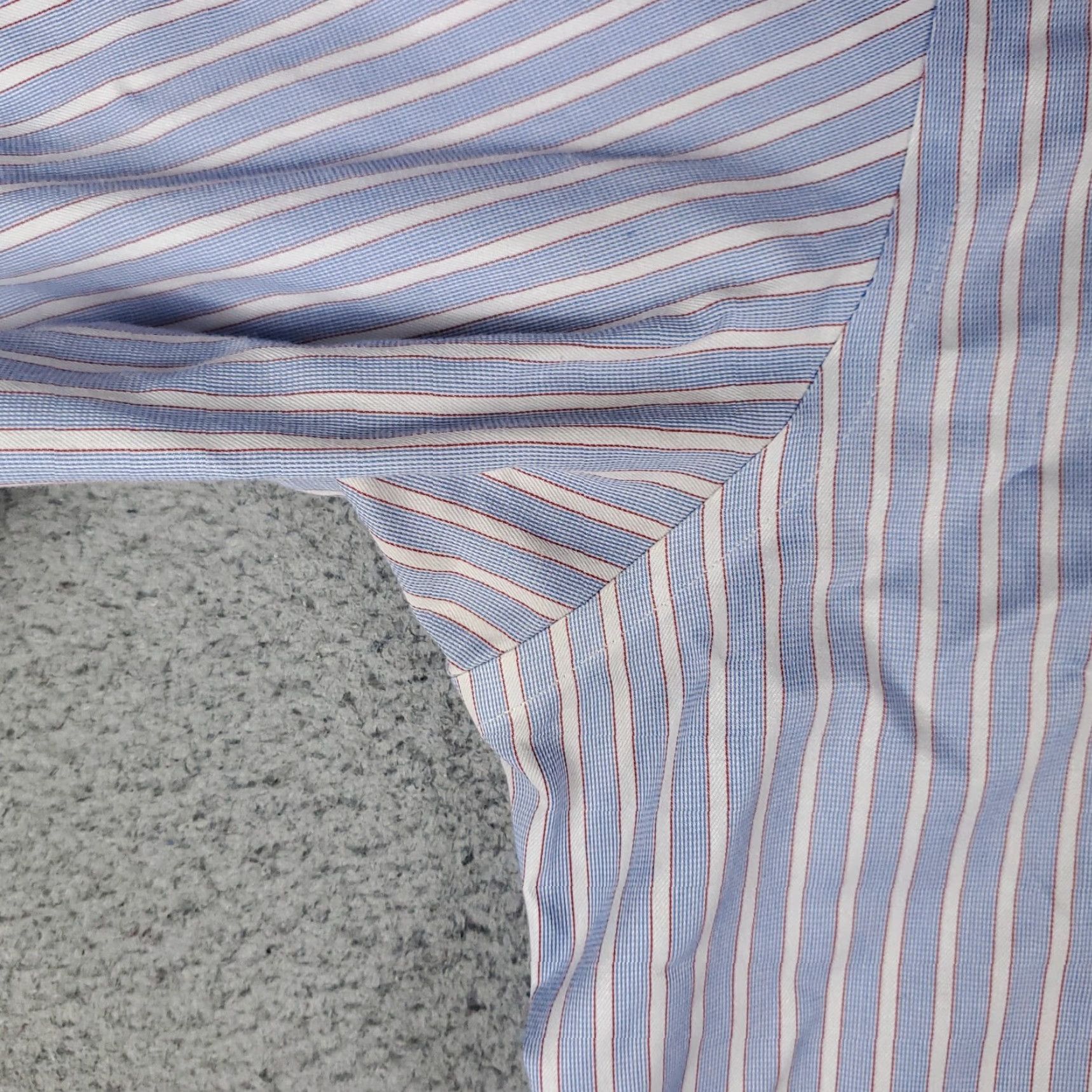 Brooks Brothers Brooks Brothers Dress Shirt Men's 16.5 Blue Striped Long Sleeve Button Up Non-Iron Regular Fit Classic Size US L / EU 52-54 / 3 - 4 Thumbnail