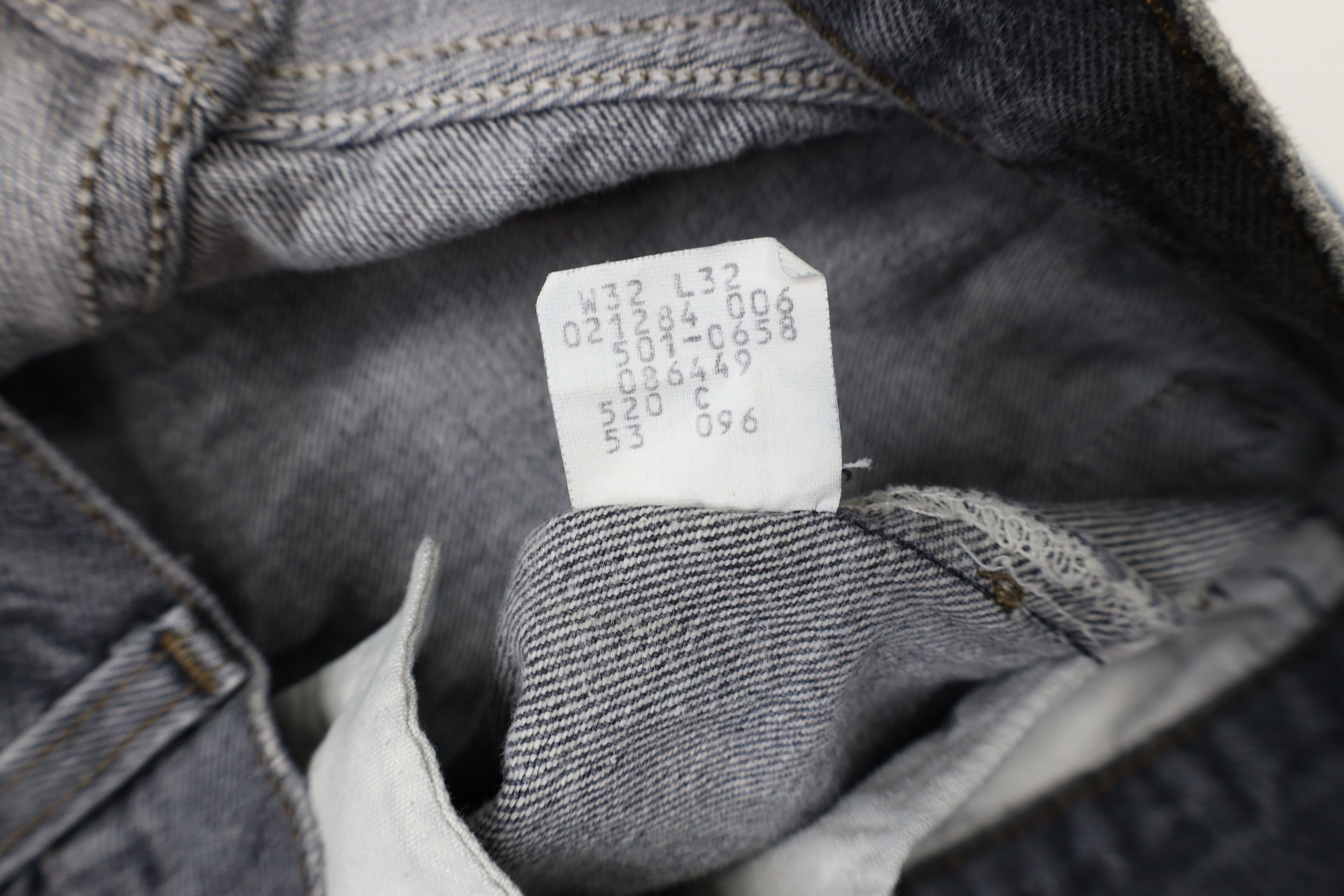 Levi's × Vintage Vintage 80s Levis Button Fly Original Fit Jeans Gray USA Size US 30 / EU 46 - 6 Thumbnail