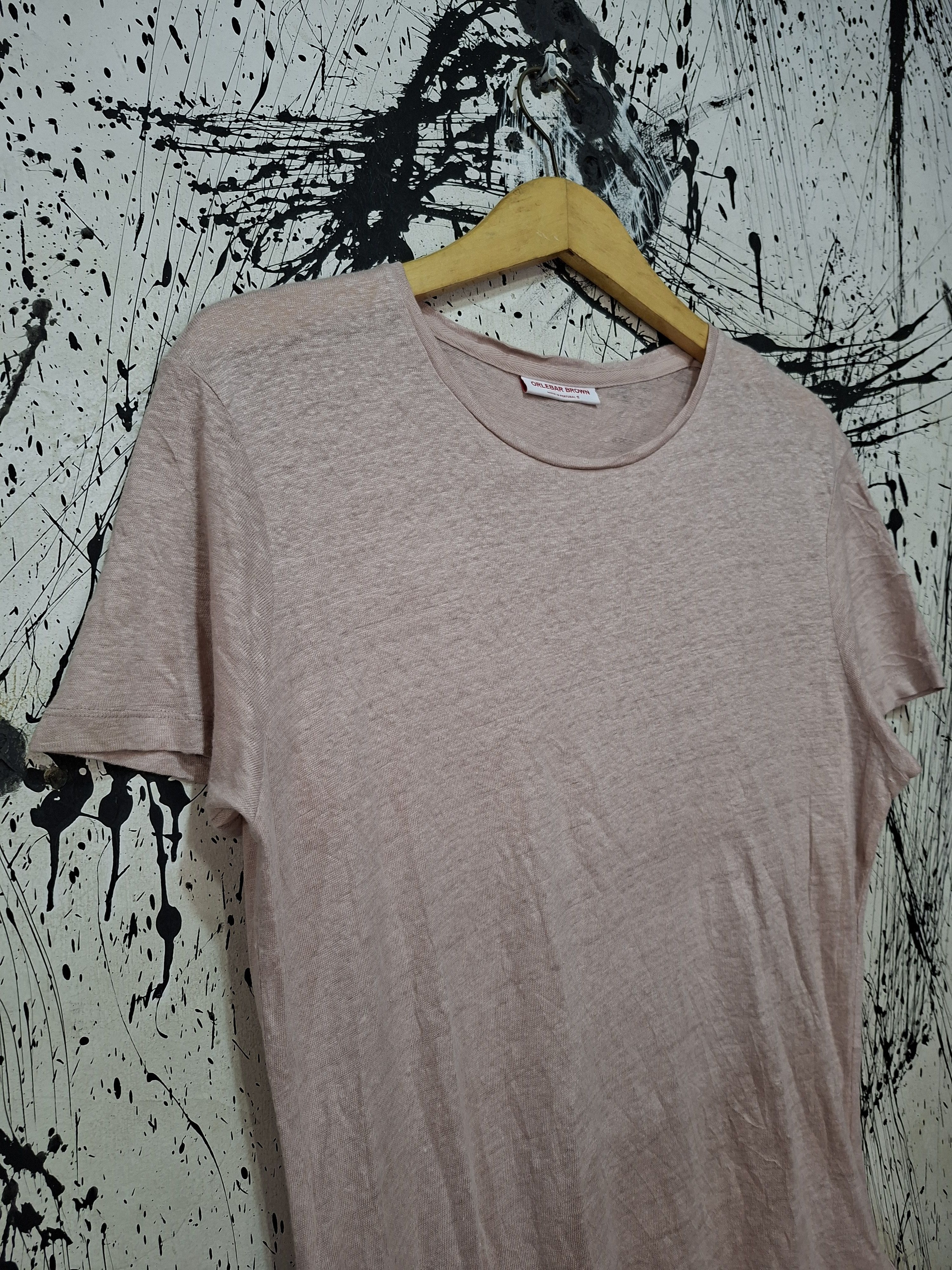 Orlebar Brown ORLEBAR BROWN 100% LINEN CASUAL T-SHIRT Size US S / EU 44-46 / 1 - 2 Thumbnail