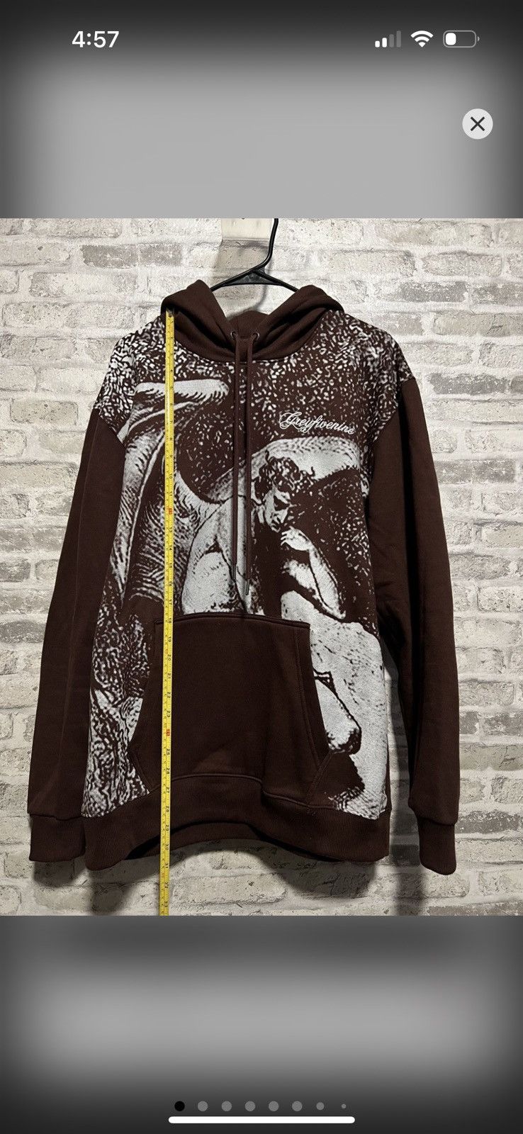 G59 Records G59 Inferno Hoodie (Brown) Size US L / EU 52-54 / 3 - 6 Thumbnail