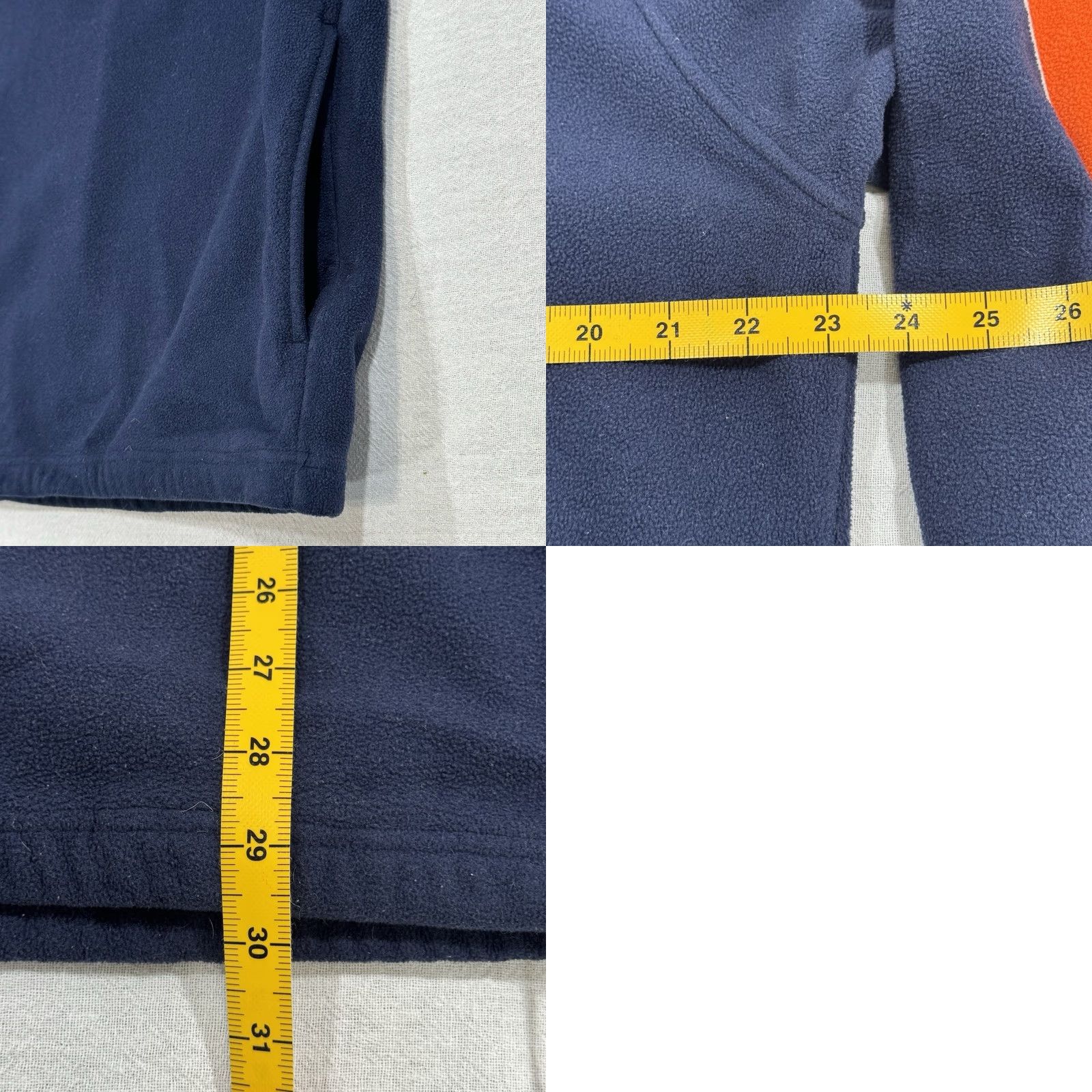 Reebok VINTAGE Reebok Denver Broncos Sweatshirt Pullover 1/4 Zip Fleece Men’s XL Blue Size US XL / EU 56 / 4 - 8 Thumbnail