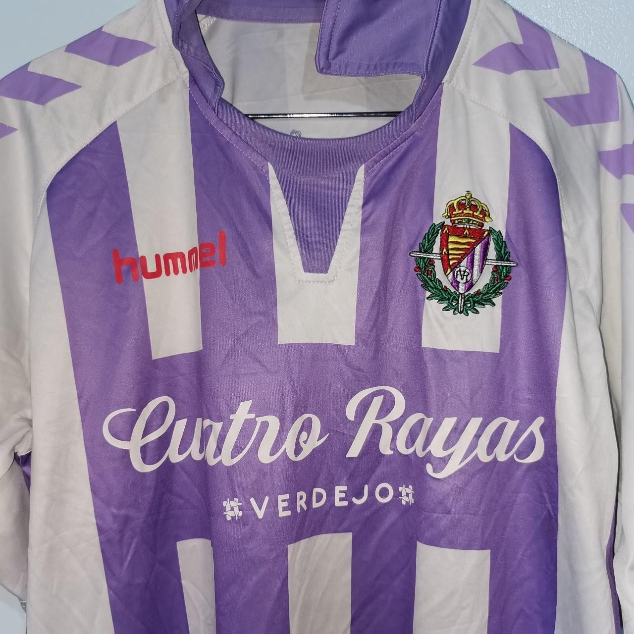 Hummel Real Valladolid Spain 2018 2019 Home Shirt Jersey Size US XL / EU 56 / 4 - 3 Thumbnail