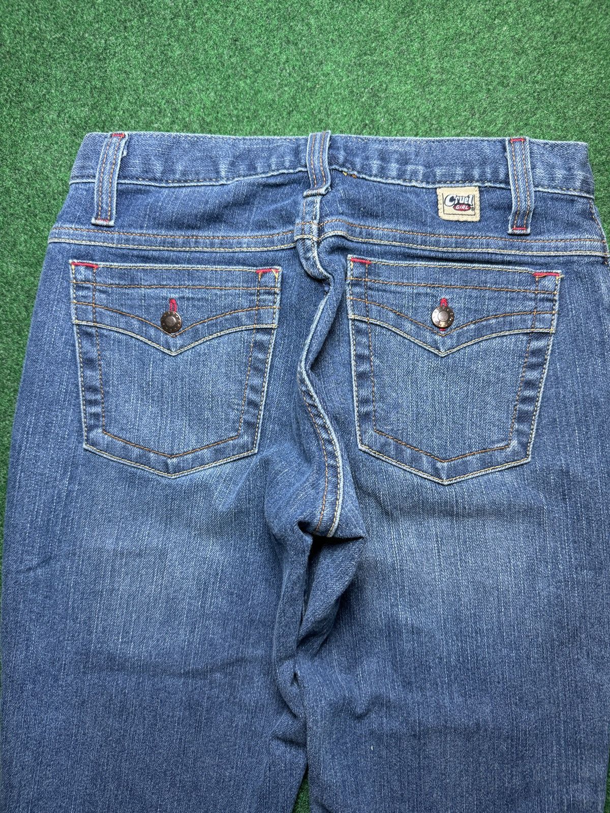 Vintage Vtg Y2K Low Rise Cruel Girl Bootcut Flare 28x32 Jeans Size 28" / US 6 / IT 42 - 4 Thumbnail
