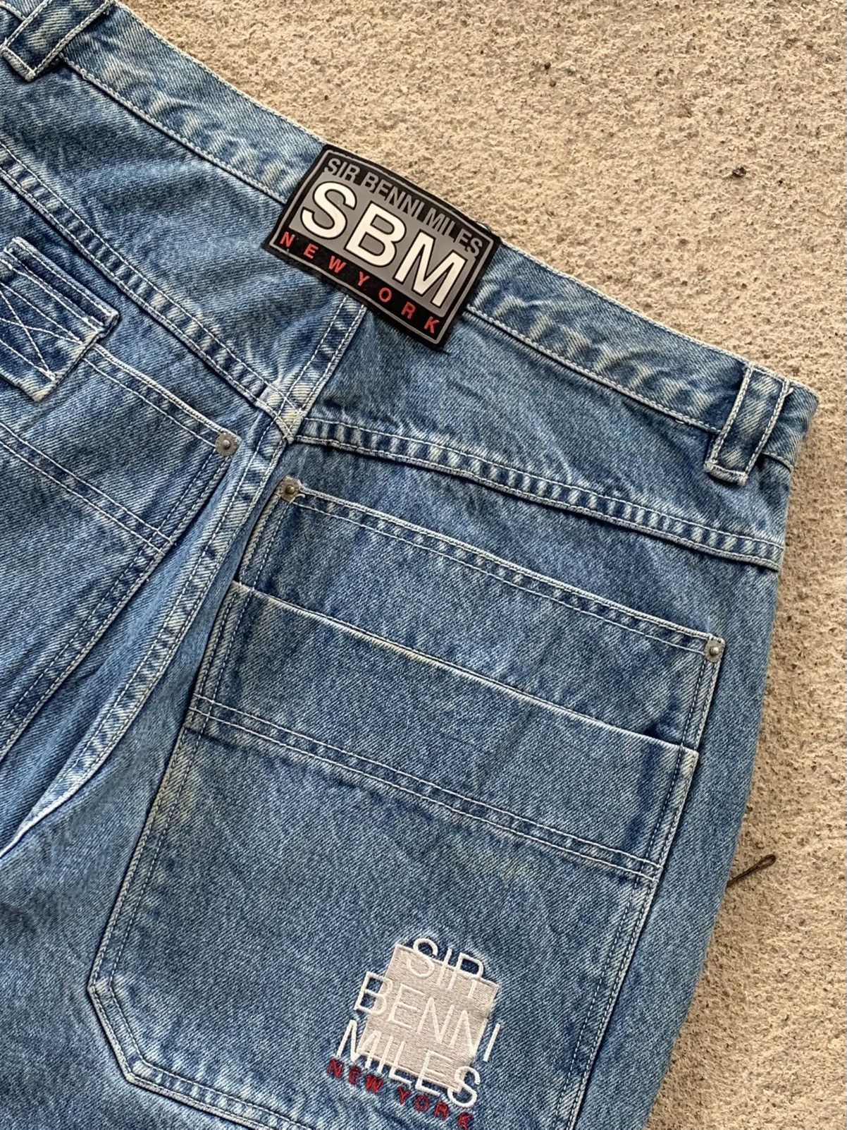 JNCO × Vintage Vintage SBM Sir benni miles new york baggy jeans Size US 31 - 4 Thumbnail