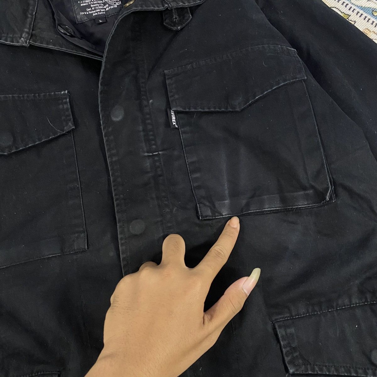 Alpha Industries × Avirex × Buzz Rickson's 1990s-Avirex PX M65 Canvas Double Inner Jacket Size US L / EU 52-54 / 3 - 5 Thumbnail