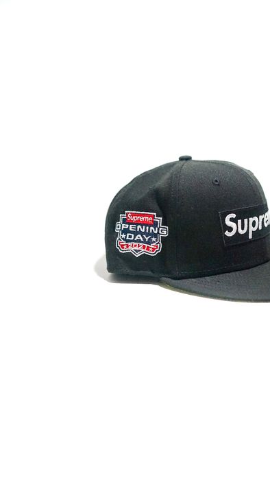 Supreme No Comp Box Logo New Era Fitted 7 3/8 | Grailed