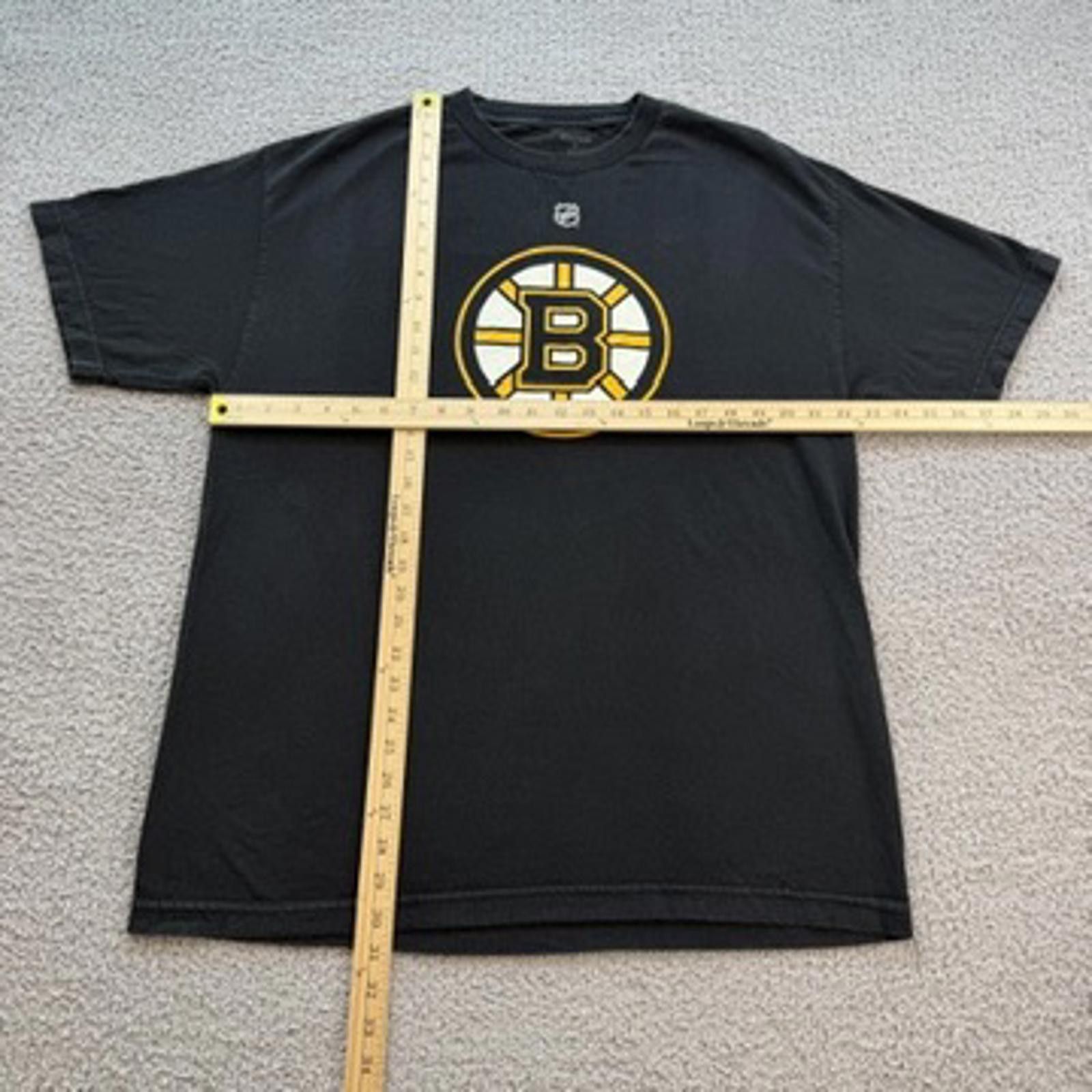 Reebok Boston Bruins Patrice Bergeron #37 Reebok NHL T Shirt Black Size US XL / EU 56 / 4 - 3 Thumbnail