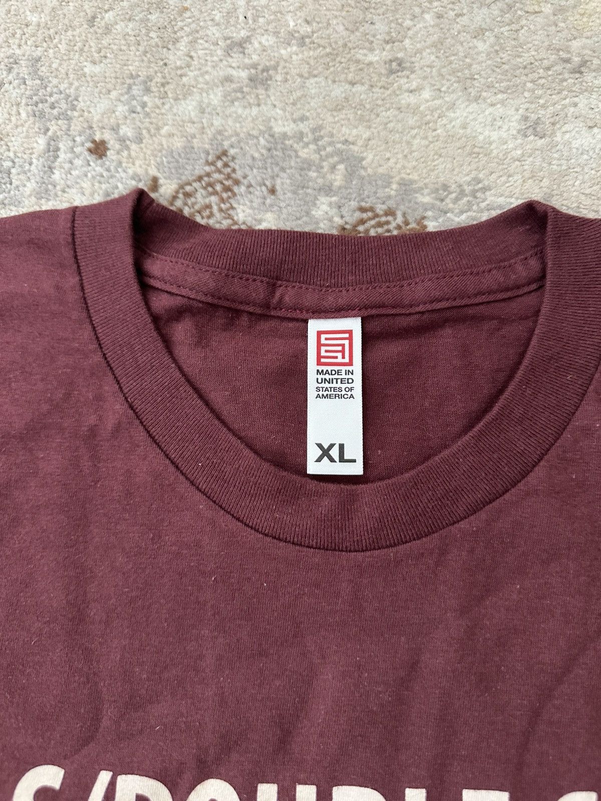 S/DOUBLE × Stussy S/double Shawn Stussy Vintage Shop T-shirt Navy XL. RARE Size US XL / EU 56 / 4 - 2 Thumbnail