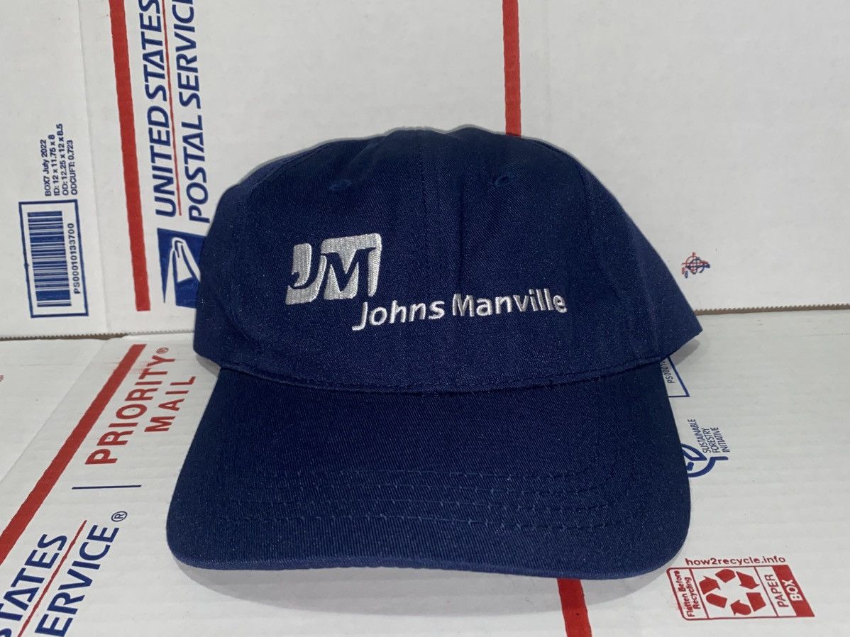 Other Johns manville lowe’s velcro baseball cap dad hat roofing ! Size ONE SIZE - 1 Thumbnail