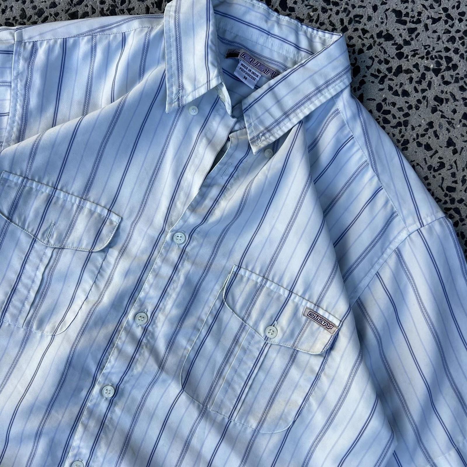 Rusty Rusty Men's White and Blue Tshirt Size US M / EU 48-50 / 2 - 2 Thumbnail