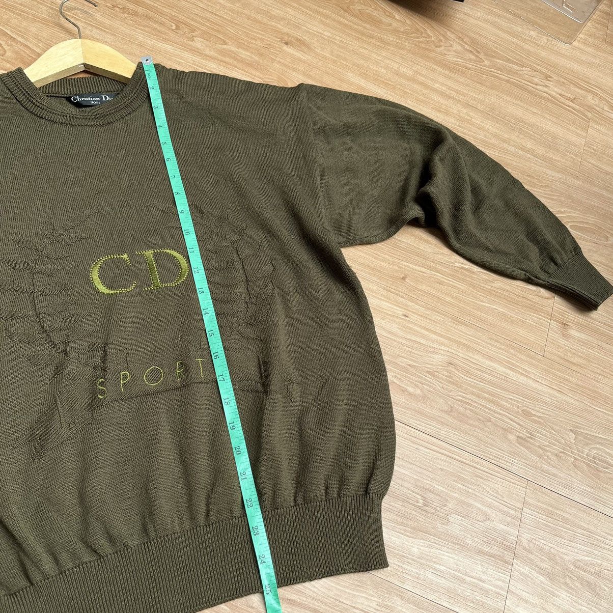 Christian Dior Monsieur × Vintage Rare Christian Dior Sports Knitwear Big Logo Size US M / EU 48-50 / 2 - 8 Thumbnail