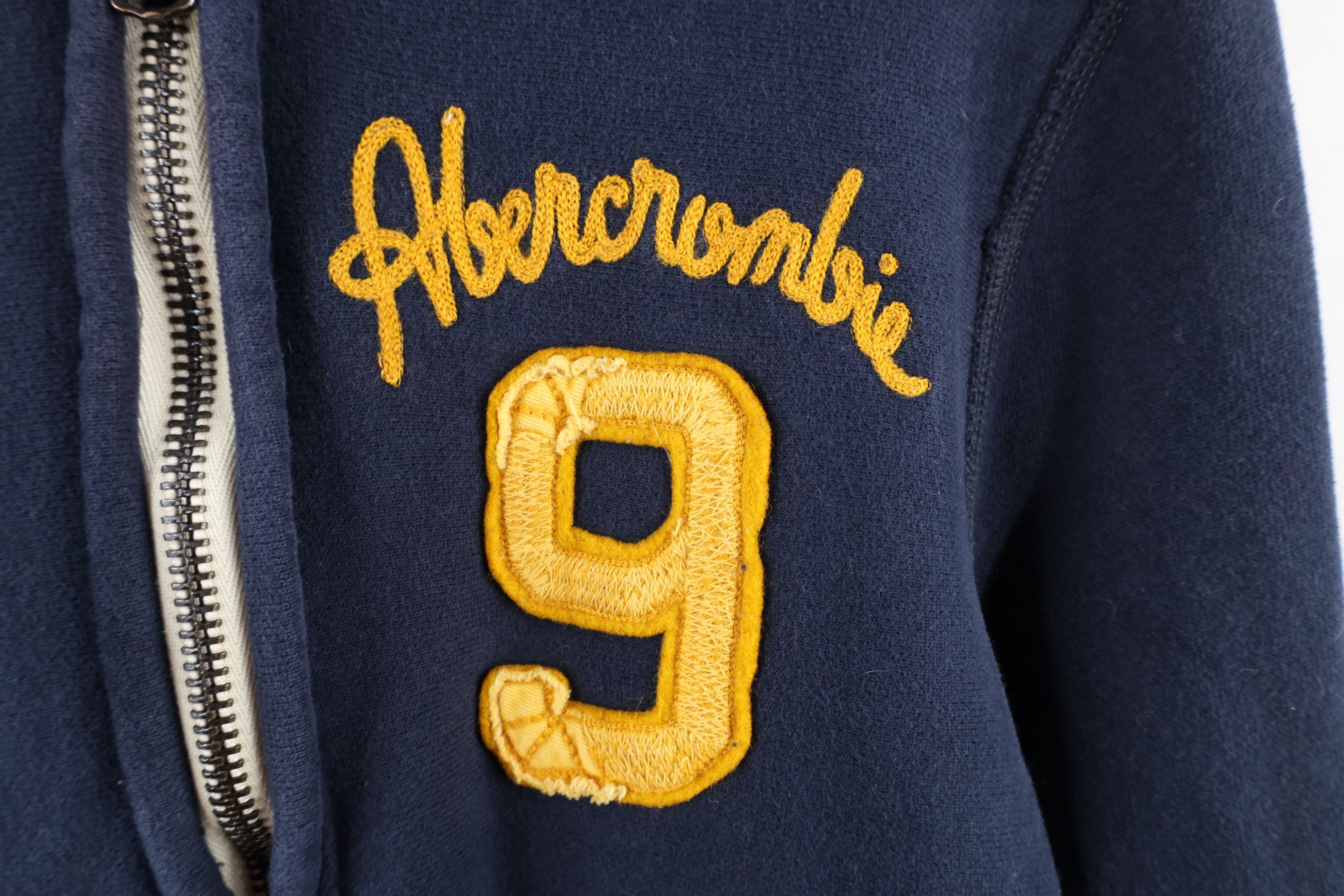 Abercrombie & Fitch × Vintage Vintage Abercrombie & Fitch Out Heavyweight Full Zip Hoodie Size ONE SIZE - 4 Thumbnail