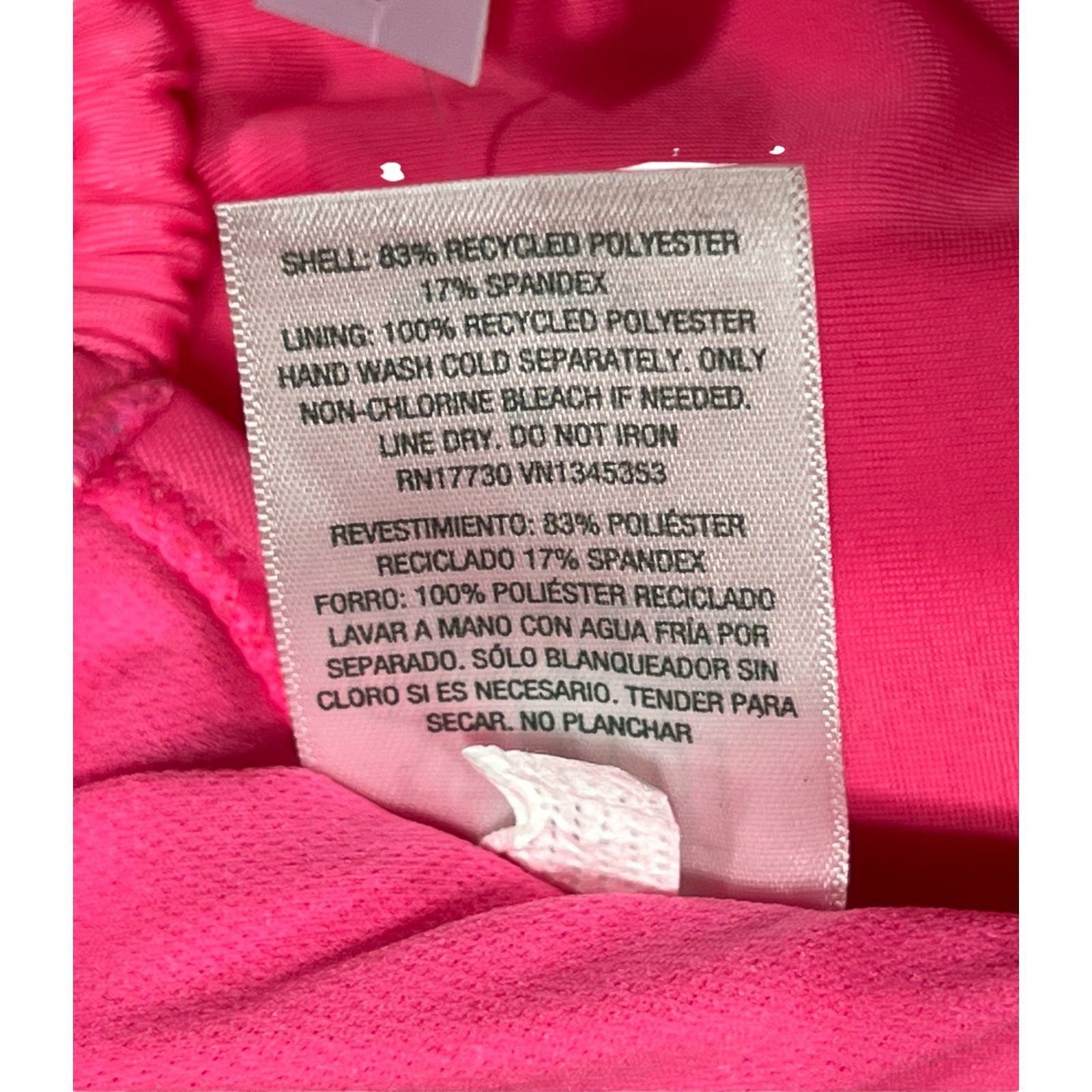 Other Wild Fable - Women's Strap Triangle Bikini Top - Pink - Medi Size ONE SIZE - 7 Thumbnail