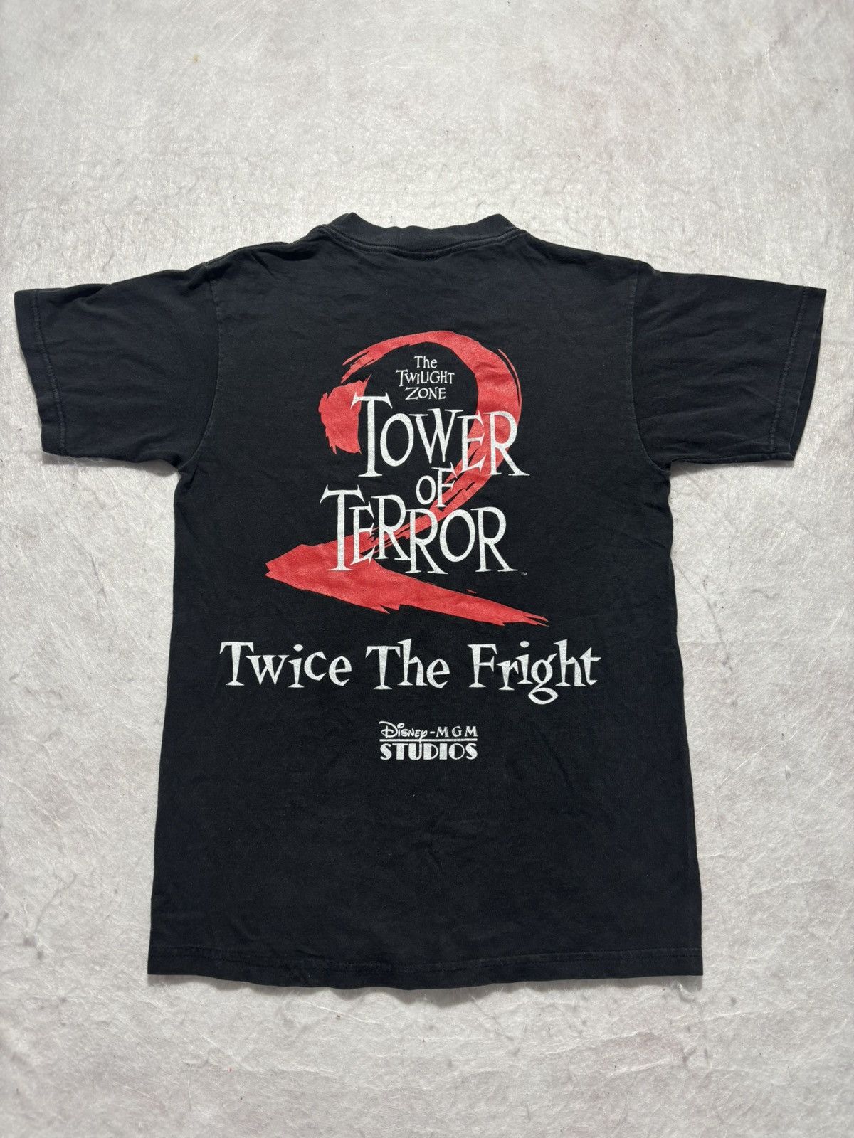 Disney Vintage Disney The Twilight Zone Tower Of Terror Tshirt Size US S / EU 44-46 / 1 - 2 Thumbnail