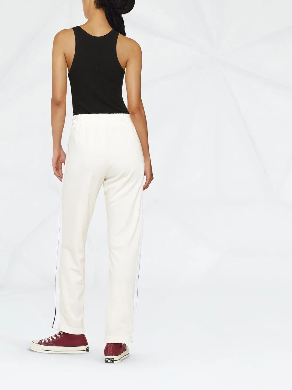 Palm Angels o1y1125 Sweatpant in Ivory Size 30" / US 8 / IT 44 - 3 Thumbnail