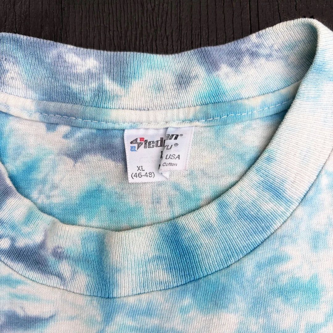 Grateful Dead Grateful Dead 1980 80s Vintage Bertha Wheel Tie Dye T-Shirt Size US XL / EU 56 / 4 - 7 Thumbnail