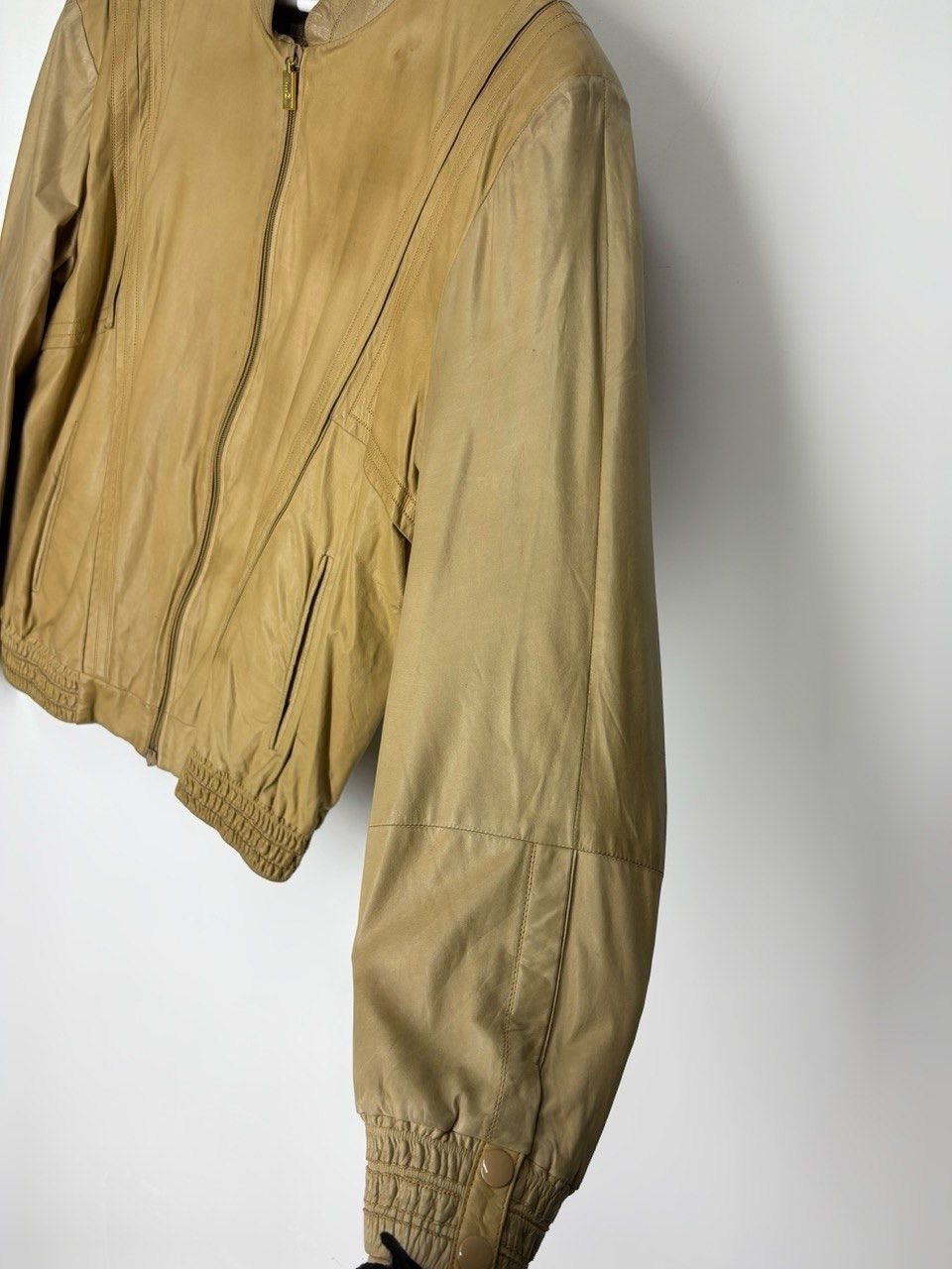 Zilli ZILLI Larsen Model Vintage Calf Leather Jacket Colonial Size US M / EU 48-50 / 2 - 9 Thumbnail