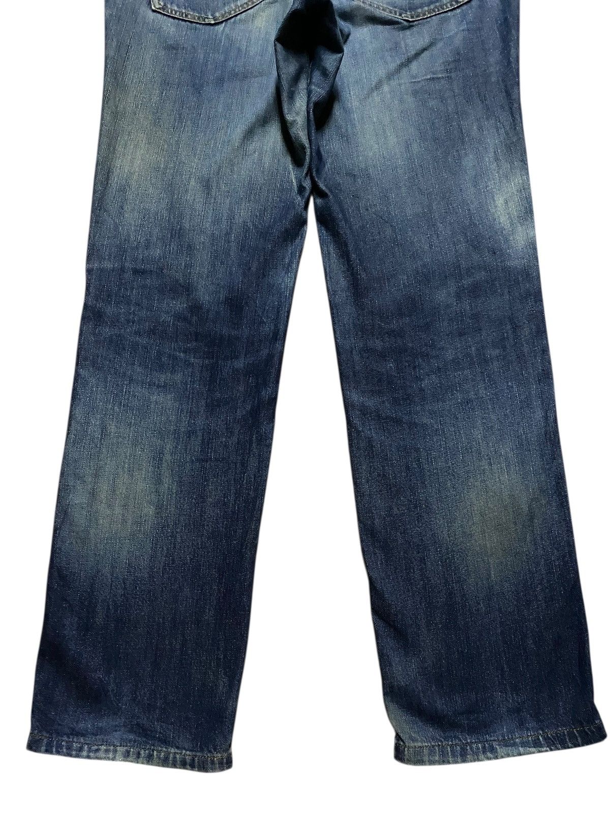 Edwin Vintage Edwin EV Mud Wash Distressed Straight Fit Jeans Size US 34 / EU 50 - 6 Thumbnail