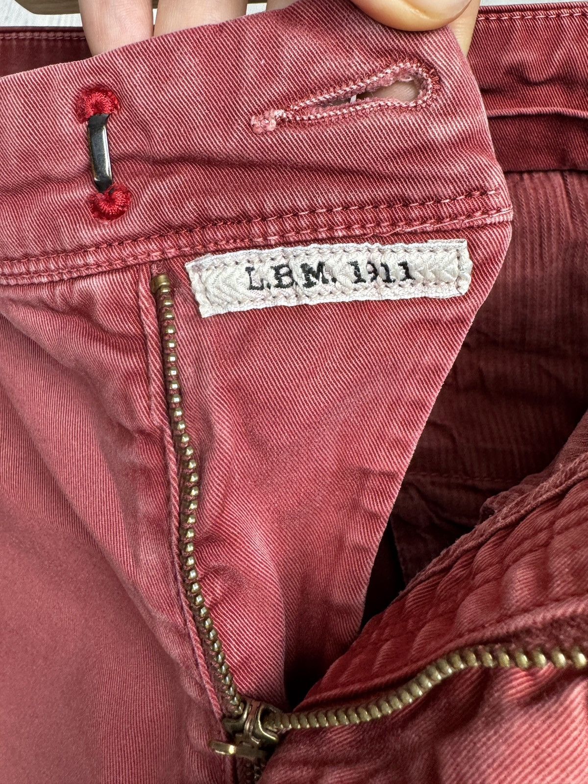L.B.M. 1911 L.B.M. 1911 stone washed treatment chino casual pants Size US 32 / EU 48 - 10 Thumbnail