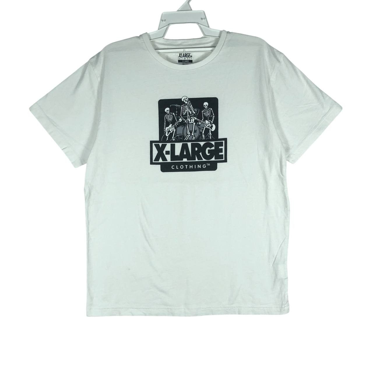 X-LARGE Vintage X-Large Slim Fit White Tshirt Size US XL / EU 56 / 4 - 1 Thumbnail
