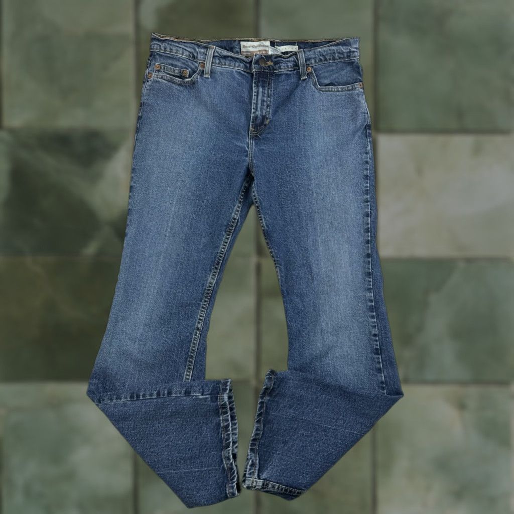 Old Navy VINTAGE Old Navy Boot Cut Jeans Womens 10 Short Blue Grunge Y2K Punk Skater Jeans Women 10 Short Blue Grunge Y2K Punk Skater Size 32" / US 10 / IT 46 - 1 Thumbnail