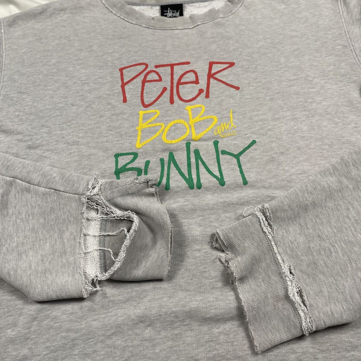 Stussy Rare y2k Stussy Peter Bob & Bunny Rasta Distressed Size US M / EU 48-50 / 2 - 3 Thumbnail