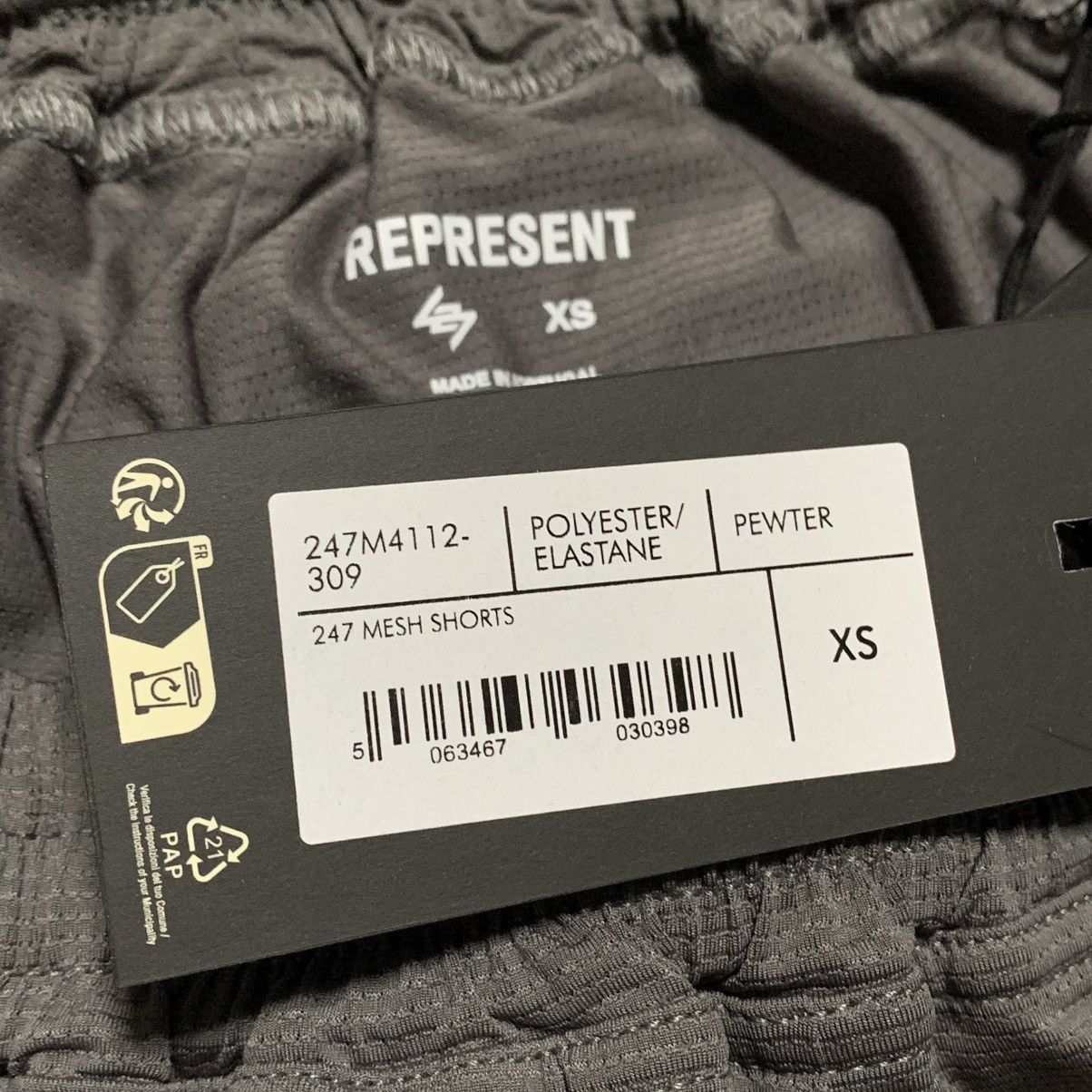 Represent Clo. Represent XS Shorts 247 Mesh Pewter Grey Bottoms Size US 28 / EU 44 - 6 Thumbnail
