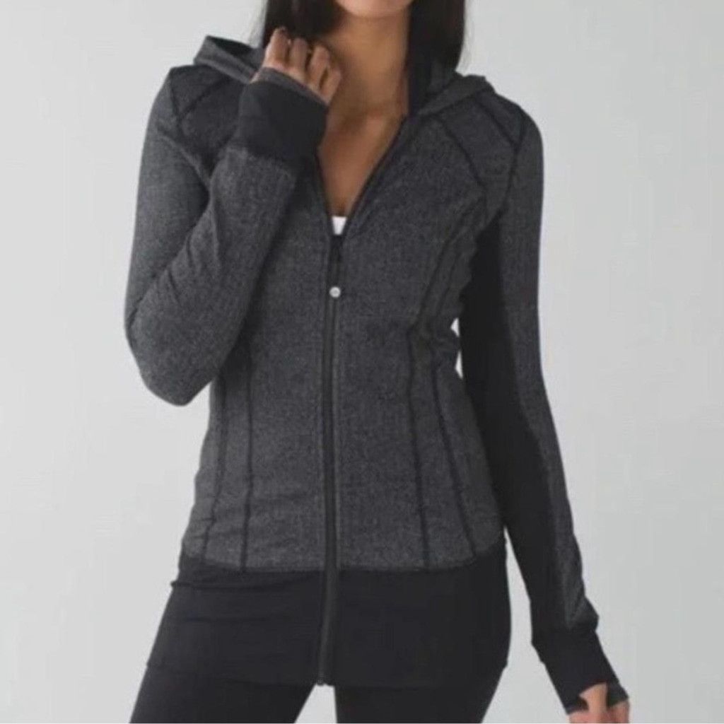 Lululemon Lululemon Daily Practice Scuba herringbone hooded jacket 10 Size L / US 10 / IT 46 - 2 Thumbnail