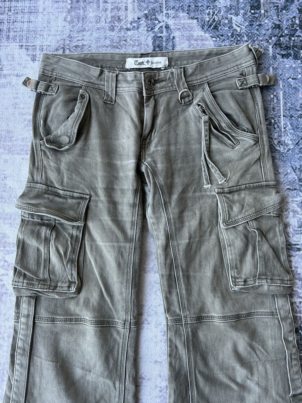 If Six Was Nine Cook & Jeans Flared Army Cargo Size 30" / US 8 / IT 44 - 2 Thumbnail